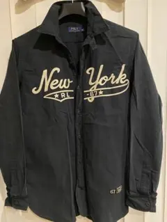 Polo Ralph Lauren 黒シャツ Mサイズ 7刺繍