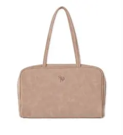 snidel home スウェードボストンバッグ ピンク