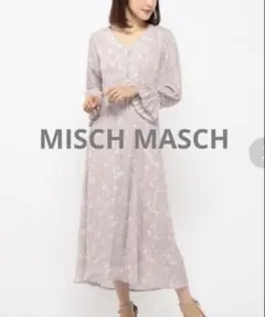 MISCH MASCH 長袖ワンピース(ピンク)