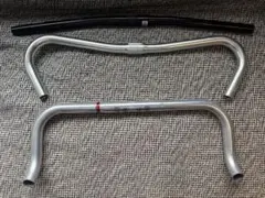 NITTO rush bar (silver) 他おまけハンドル2本セットのサムネイル