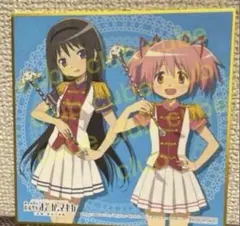 魔法少女まどかマギカ 色紙 森永製菓コラボ まどか ほむら