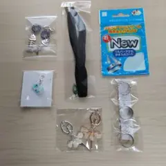 ベロアチョーカー バレエ チャーム サカナ シルバーリング ドロッビーズ