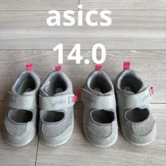 asics サンダル 14 双子