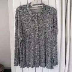 Niccole ヒョウ柄 長袖シャツ L