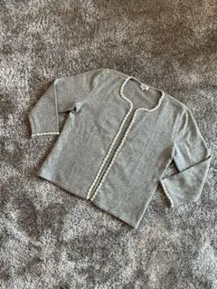 FOXEY グレー カーディガン トップス 40