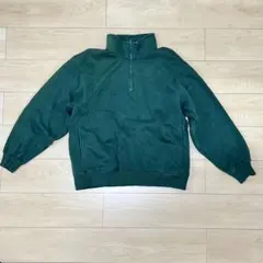 【美品】GU ヘビーウェイトスウェットハーフジッププルオーバー Lサイズ
