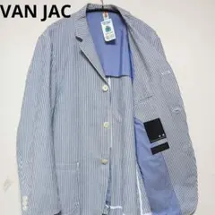 ​クリーニング済 VAN JAC シアサッカー ジャケット LL ソンドリオ生地のサムネイル