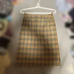 美品 BURBERRY ブルーレーベル 長め タイトスカート ノバチェック 38