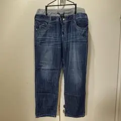 Daily Topics ウエストゴム デニムパンツ LLサイズ