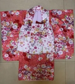 【七五三 フルセット 3歳 女の子用 着物8点セット】