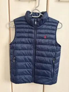 POLO RALPH LAUREN ネイビー ダウンベスト S/P (8)