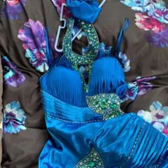 高級ドレス★ビジュー付きロングドレス