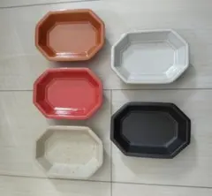 【5枚セット】新品　美濃焼　八角小皿　豆皿 小皿