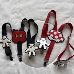 東京ディズニーランド サスペンダー ミッキー ミニー セット