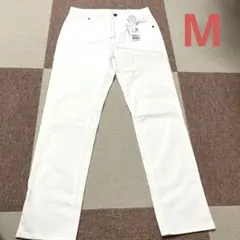 スキニーパンツ　白　M