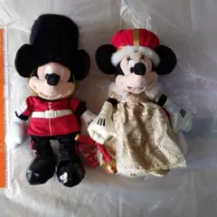 イギリス　ミッキー＆ミニー ぬいぐるみセット