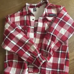 GU UNDERCOVER コラボチェック柄 長袖シャツ レッド 早い者勝ち