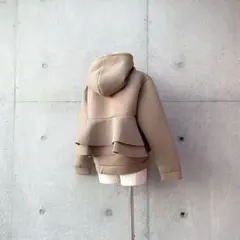 クラシカルエルフclassicalelfバックフリルボンディングジップパーカー