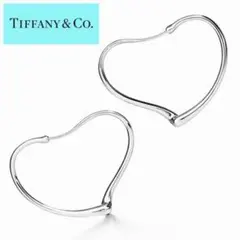 ★未使用★ 正規品 TIFFANY&Co. オープンハート フープピアス ラージのサムネイル