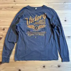 フルーツオブザルーム　バイカープリント長袖Tシャツ　ロンT 古着のサムネイル