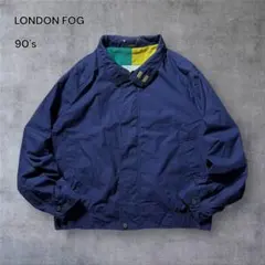 1981 古着90年代LONDON FOGハリントンジャケット短丈グランパコア