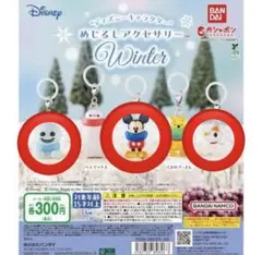 Disney Winter 3個セット　バラ売り可能　めじるしアクセサリー