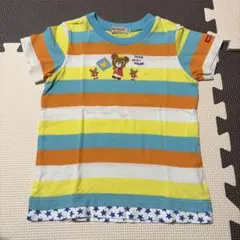 ミキハウス ストライプ Tシャツ 100cm