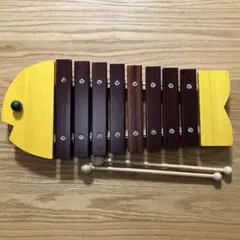魚型シロフォン 木製 マレット付き - メルカリ