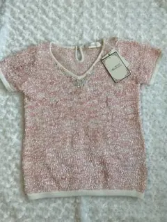 限定値下げ♥ミシェルマカロン♥半袖サマーニット♥新品未使用のサムネイル