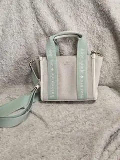 ケイトスペード キップ キャンバス スモールトート 2way