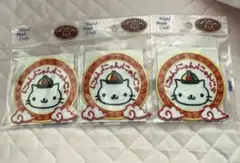 にゃんにゃんにゃんこ　ワッペン　サンエックス　　平成レトロ