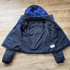 UNIQLO theory フード付きダウンジャケット ネイビー　セオリー