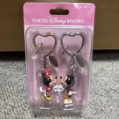 東京ディズニーリゾートミッキー＆ミニー ペアキーチェーン