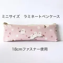 ちょこっとだけ入れるラミネートのペンポーチ（ポケット付き）