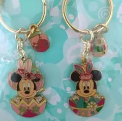 東京ディズニーランド ミッキーミニー キーチェーンセット