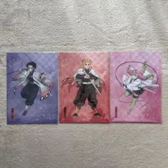 鬼滅の刃 アニプレックスオンラインくじ クリアファイル2枚セット×3