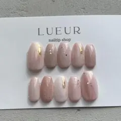 ネイルチップ ニュアンス 韓国 淡色 - メルカリ