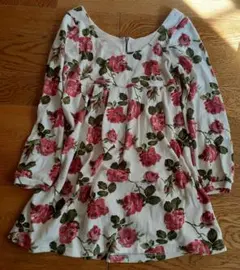 EMSexcite エムズエキサイト ミニワンピース　 ベージュ 花柄