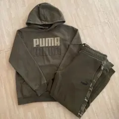 新品 PUMA プーマ キッズ 150 セット 裏起毛 スウェット セットアップ
