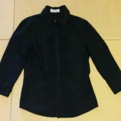 組曲sis☆黒☆７分袖ブラウス　サイズ２