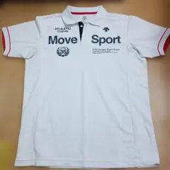 DESCENTE Move Sport ポロシャツ白