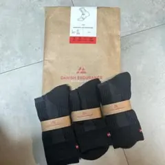 3足組/新品 DANISH ENDURANCE メリノウール ハイキングソックス