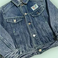 Gジャン デニムジャケット 120cm キッズヴィンテージ 子供古着