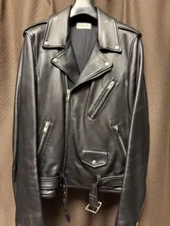 LITHIUM HOMME ラムレザーダブルライダースジャケット XL 50のサムネイル