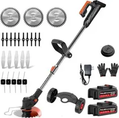 電動草刈り機 充電式 電動コードレス軽量1.8kg　枝切り 芝生 畑 雑草