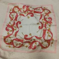 CELINE セリーヌ リボンとチェーン柄 ハンカチ 人気柄