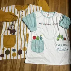 ムーミン　リトルミィ　はらぺこあおむし　エプロン　保育士