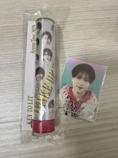 中村嶺亜 くっつきてれつ ペンラトップ アクスタ うちわ ヘアクリップ プロカ KEY TO LIT グッズ うちわ ペンラトップ くっつきてれつ 中村嶺亜