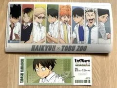 ハイキュー!! 東武動物公園 コラボ特典　　チケットホルダー・レプリカチケット