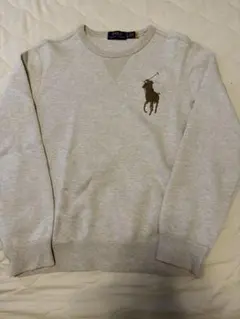 【美品】Polo Ralph Lauren クルーネック スウェット グレーのサムネイル